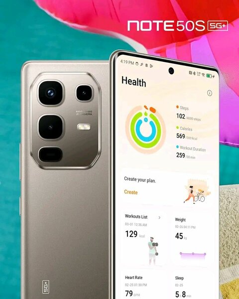 Téléphone portable NOTE 50S 5G+