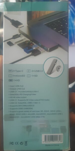 TYPE-C HD 4K  CARD READER 7 IN 1 ADAPTER