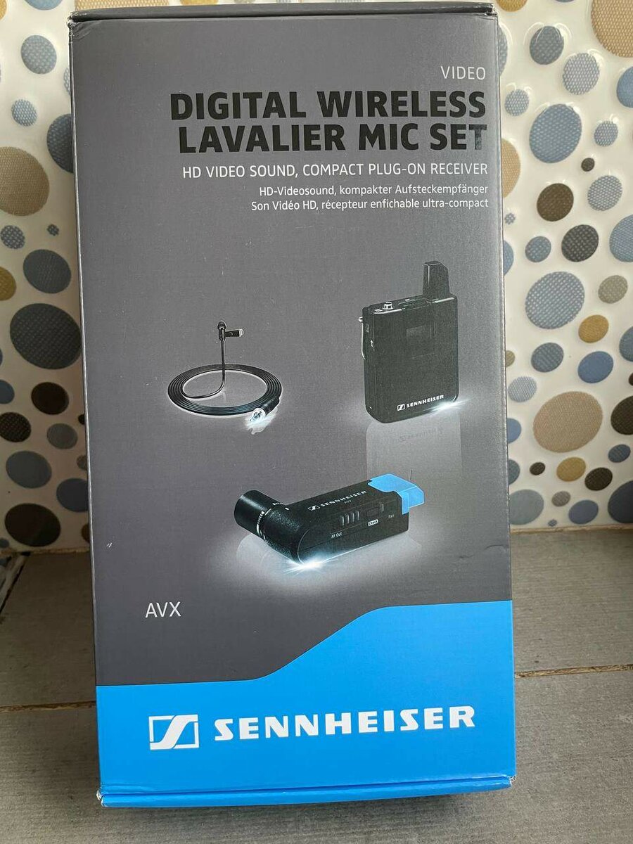 Sennheiser AVX-ME2 SET Omni Lavalier Microphone (1.9 Ghz)