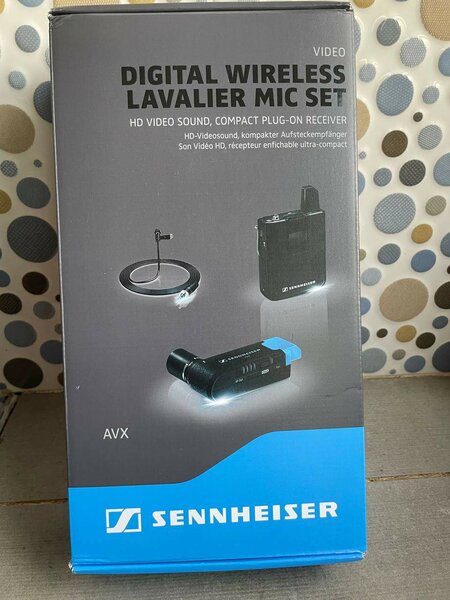 Sennheiser AVX-ME2 SET Omni Lavalier Microphone (1.9 Ghz)
