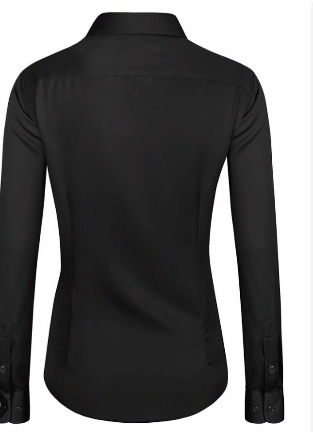 Chemise Noire Élégante Femme