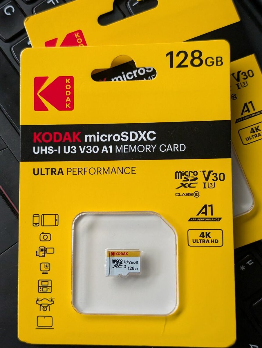 Carte MicroSDXC Kodak 64GB