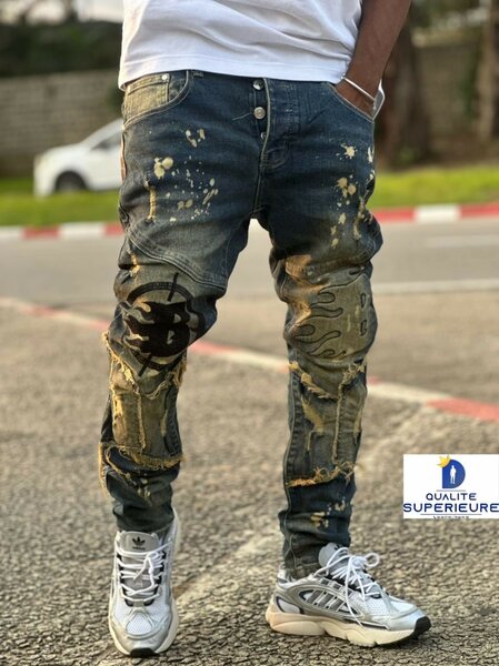 Jean Street Art Décontracté