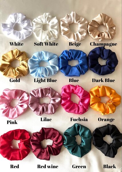 Ensemble d'élastiques satin