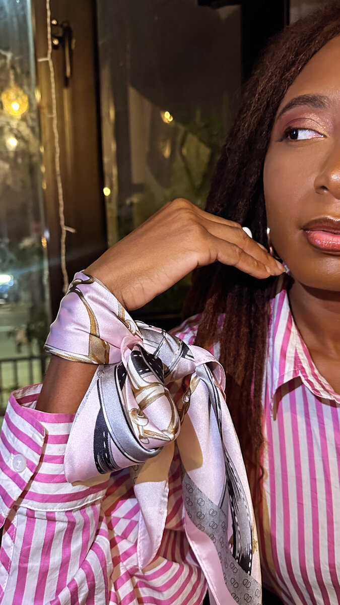 Écharpe en soie élégante