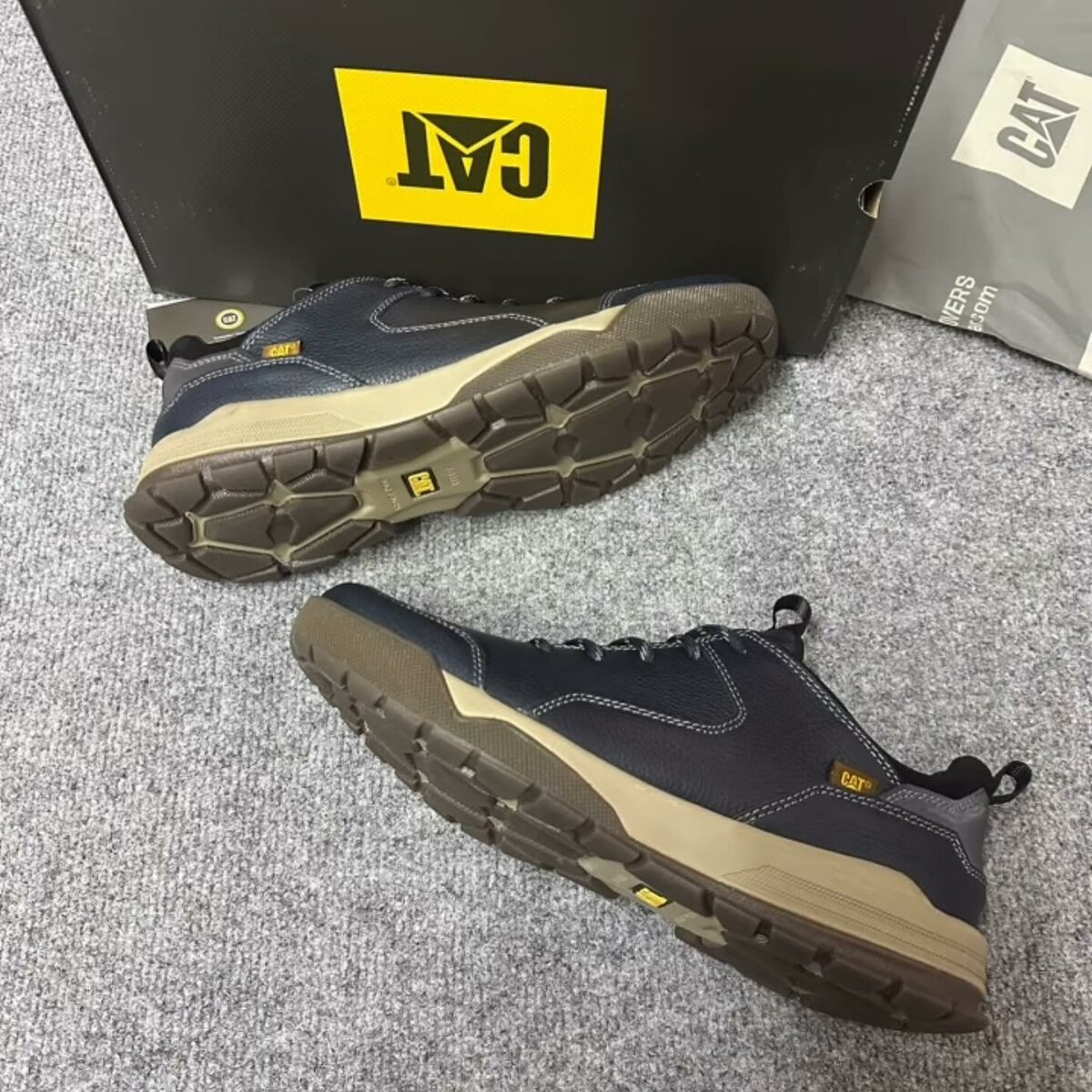 Кроссовки Cat  (Кожа)