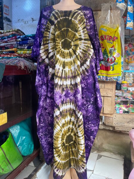 Robe africaine tie and dye