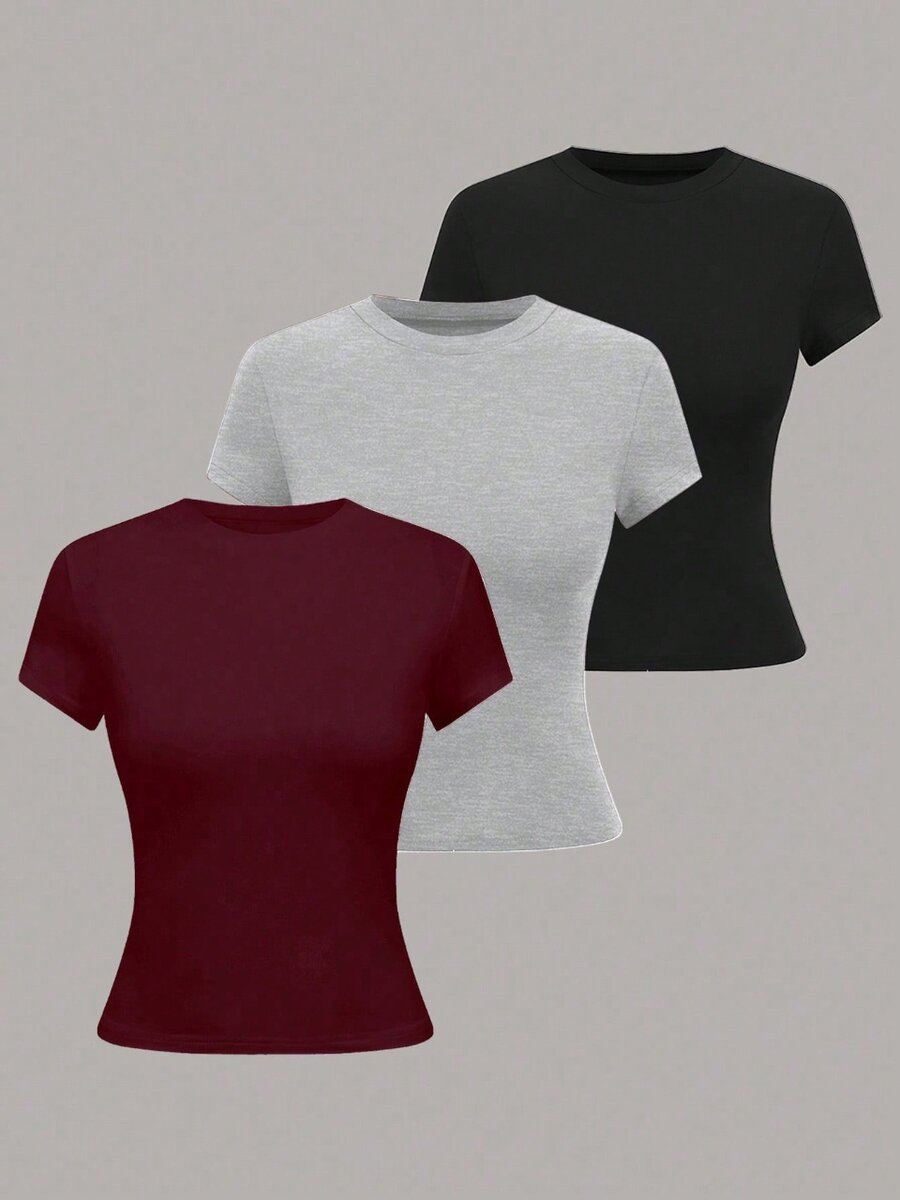 Lot de 3 T-shirts basiques