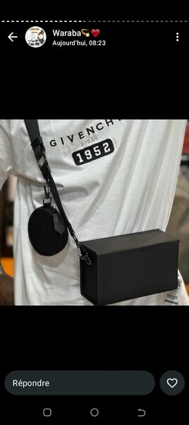 Sac à bandoulière noir élégant