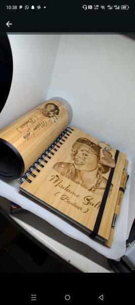 Carnet+stylo+gourde+porte clé