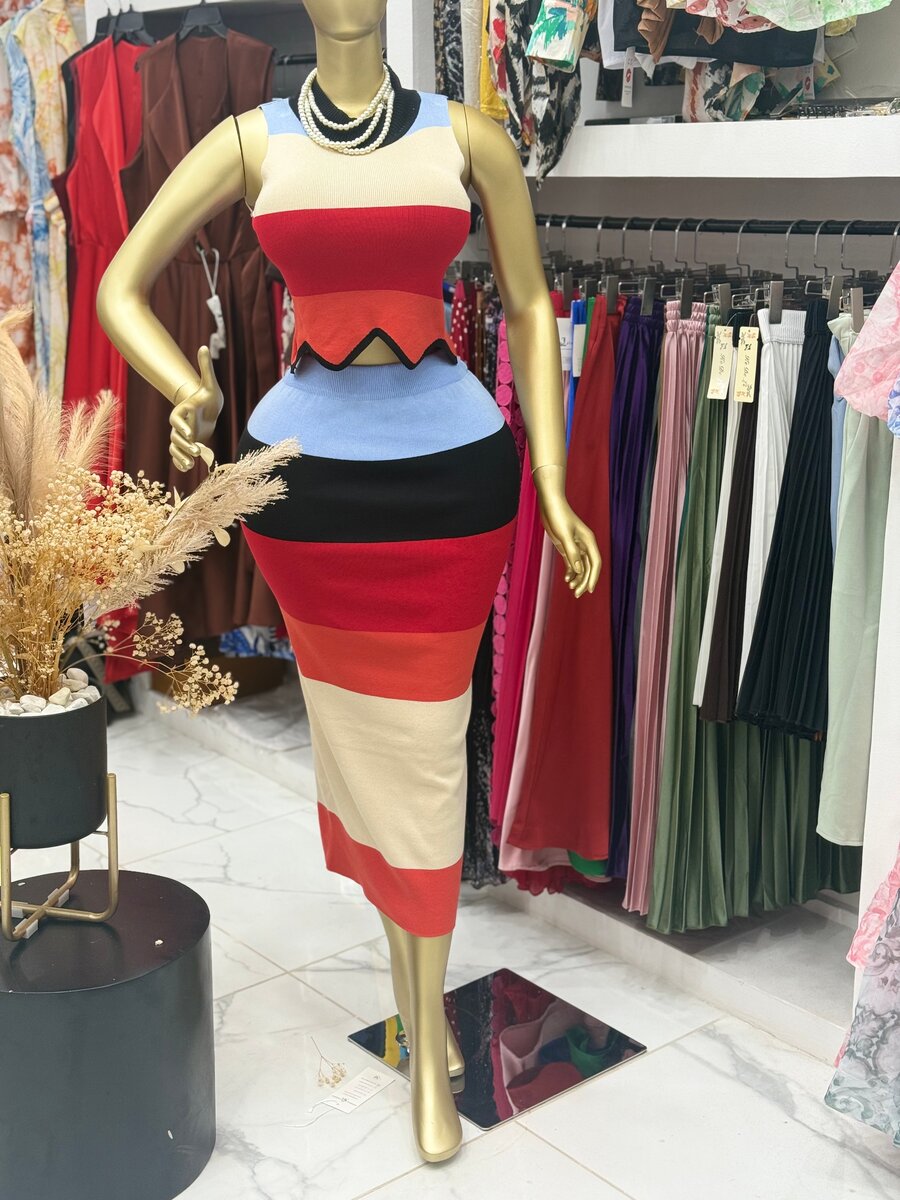 Un ensemble multicolore