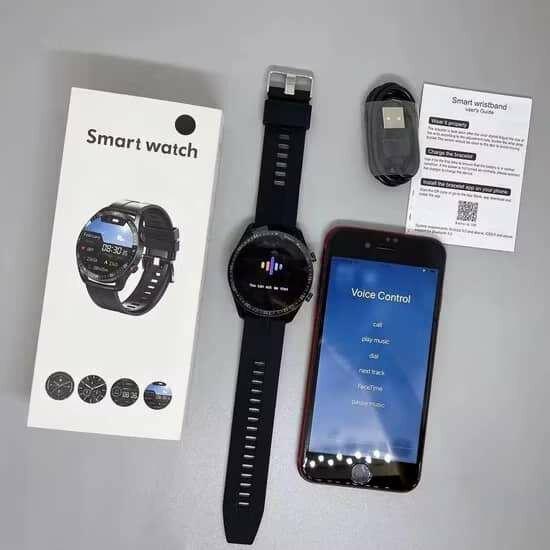 Montre intelligente connectée - 2 bracelets