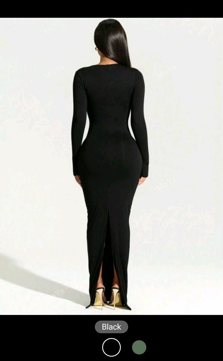 Robe Longue Élégante Asymétrique
