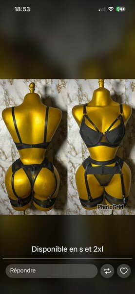 Ensemble lingerie sexy en dentelle