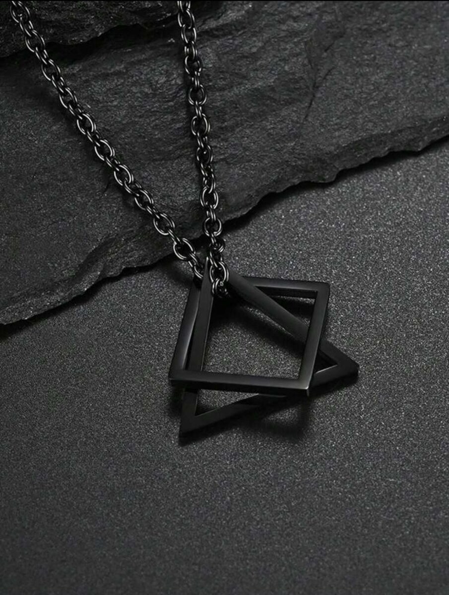 Black Stainless Steel Necklace