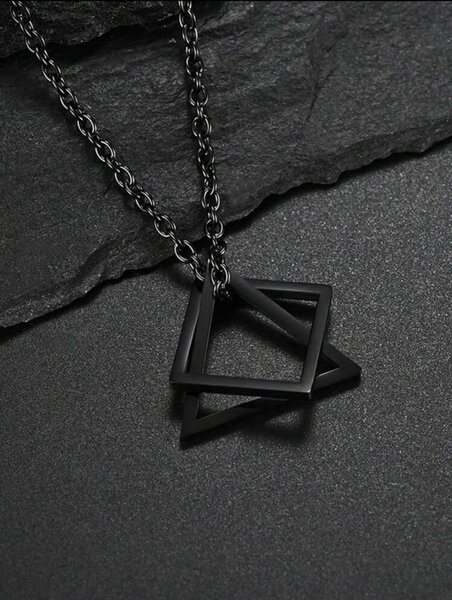Black Stainless Steel Necklace