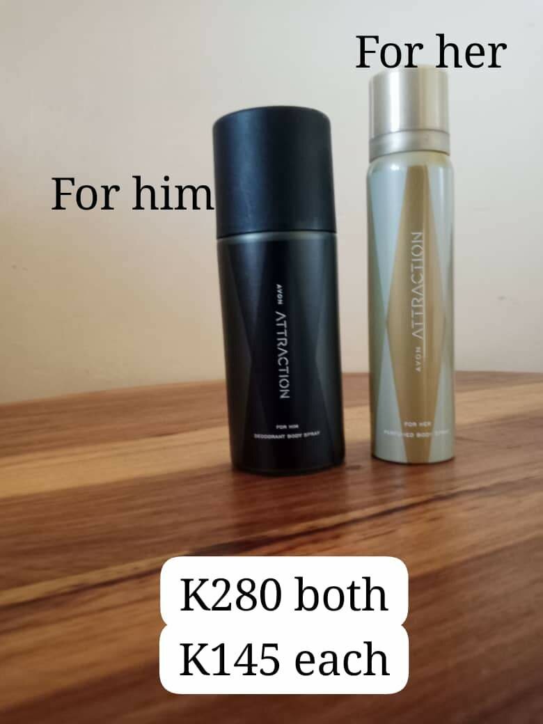 Avon attraction spray for men and women