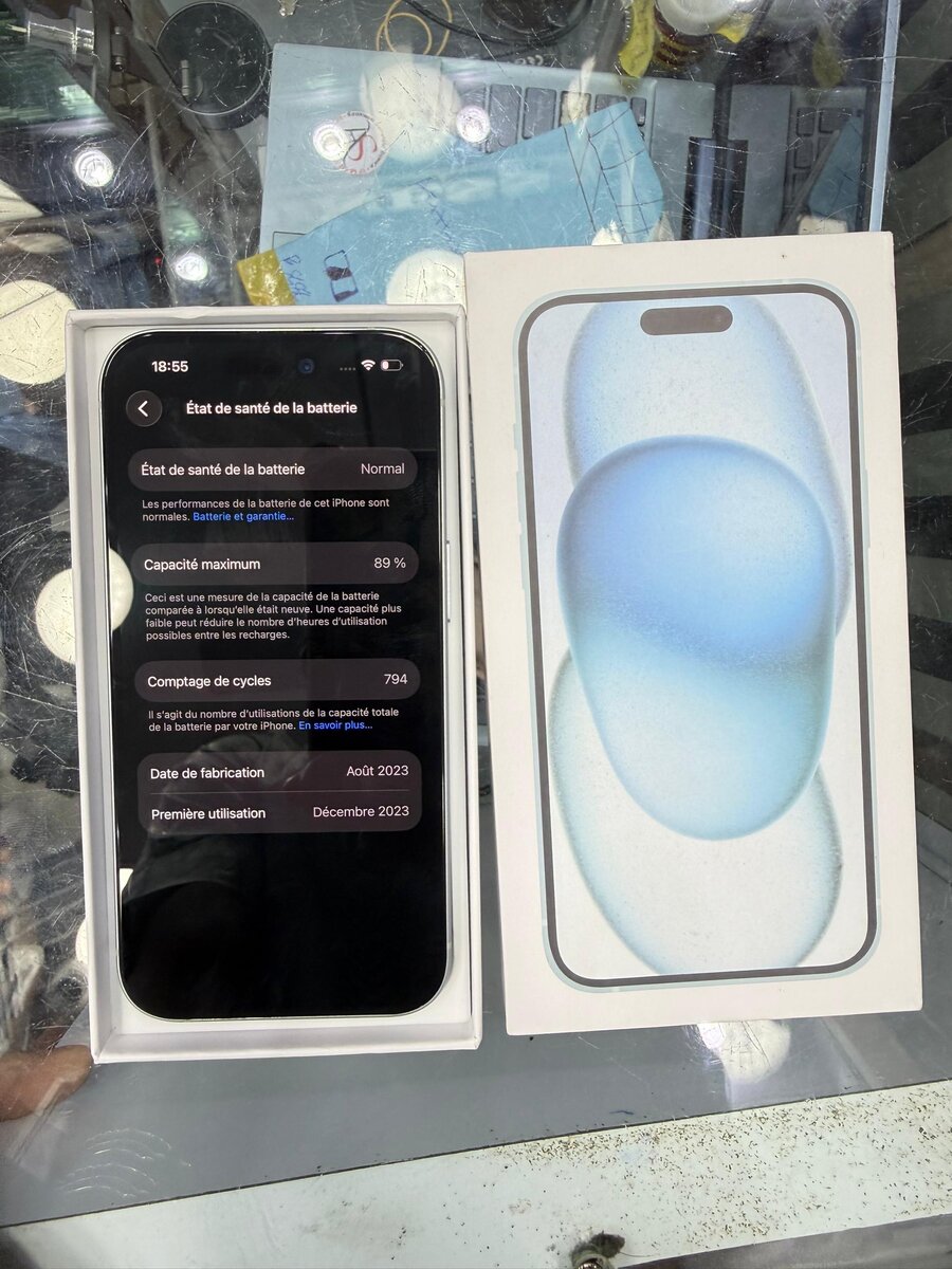 iPhone 15 Blanc 128 Go