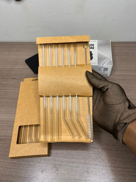 Glass straws