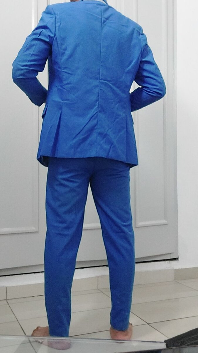 Costume homme bleu élégant