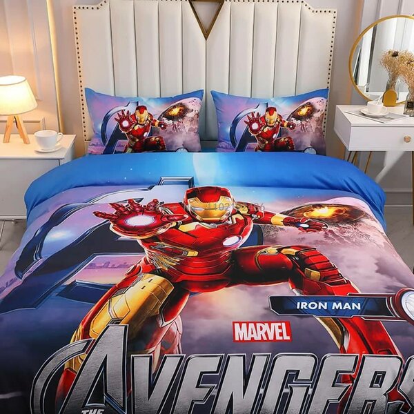 Duvet cover + 2 pillowcases Marvel Iron Man