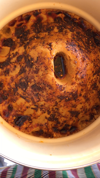 Foufou ( poisson /viande fumé)