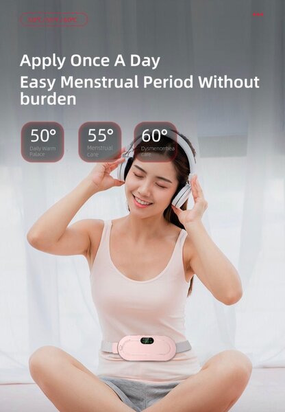 Menstrual Cramps Heat Vibration Pad (Gift Box) Negotiable