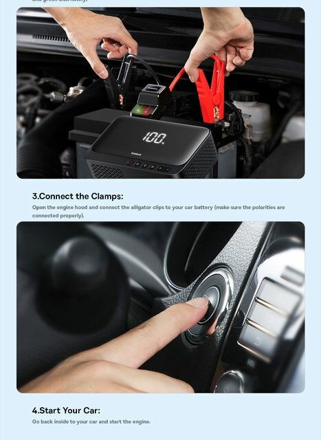 Baseus Primetrip Démarreur Batterie