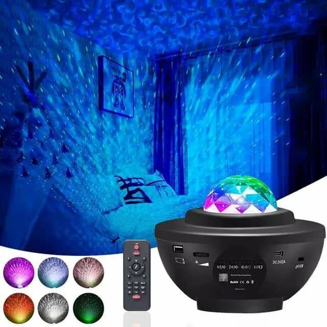 Bluetooth Starry Projector Sky Projector Music Player With R