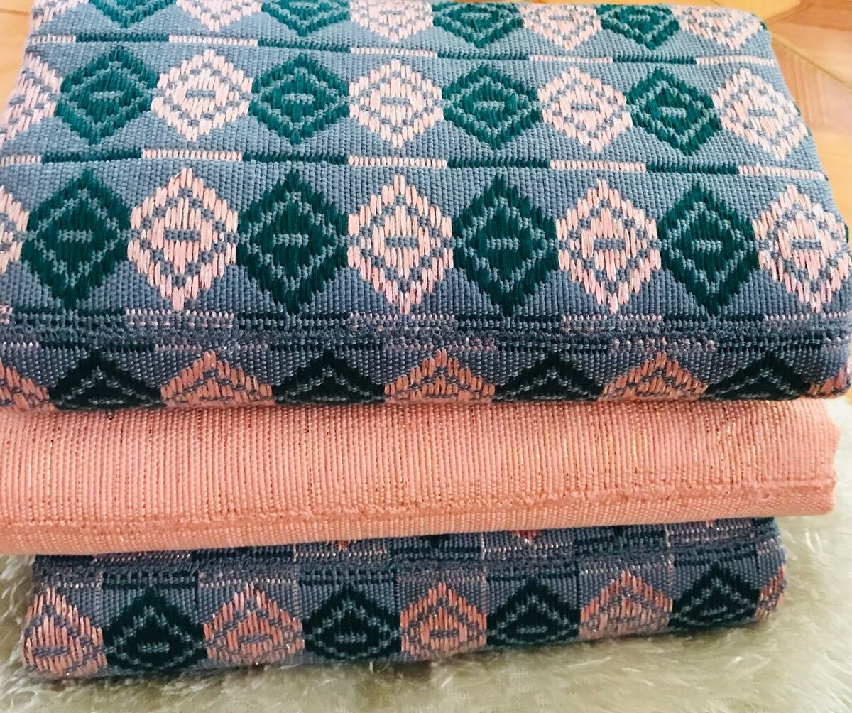 Handwoven kente fabric