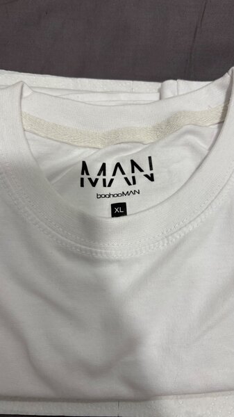 T-shirt blanc homme XL