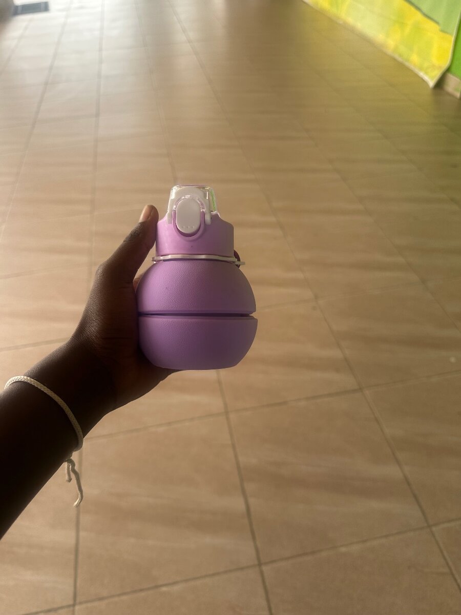 Gourde pliable en silicone