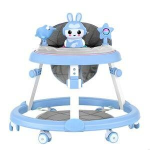 Trotteur Bébé Réglable Bleu