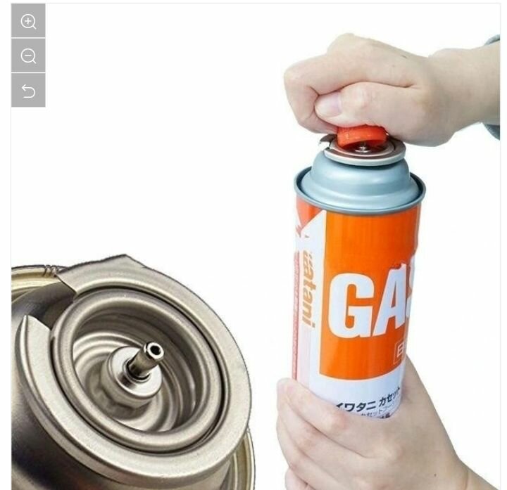 Lot de 4 bouteilles de rechanges pour cuisinière portable 