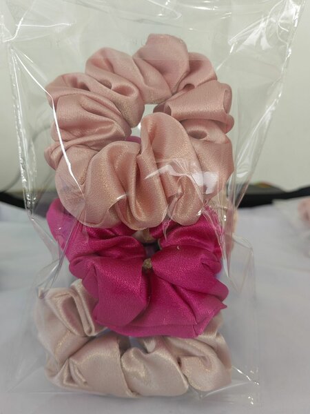 Lot 3 Chouchous Satin Colorés