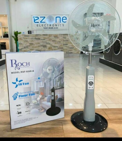 Ventilateur sur pied rechargeable