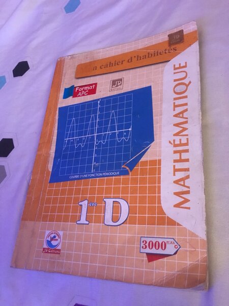 Cahier Mathématique 1ère D