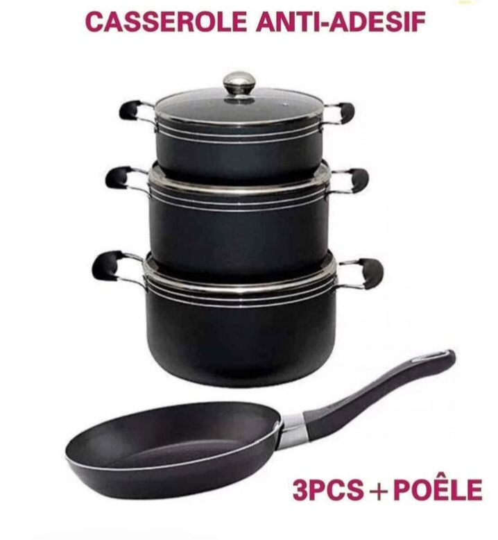 Batterie de cuisine antiadhésive