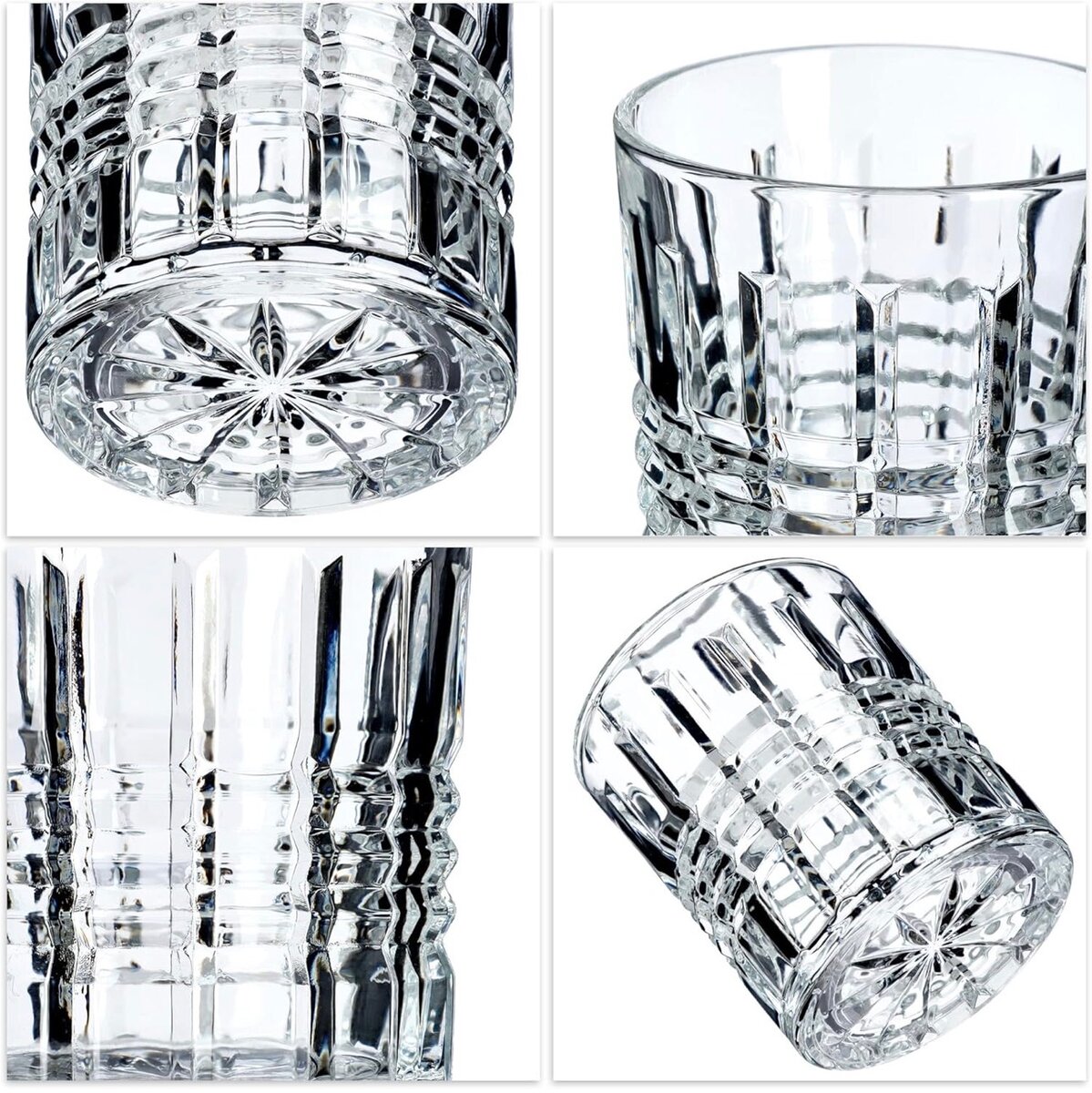 Set de 6 verres en cristal