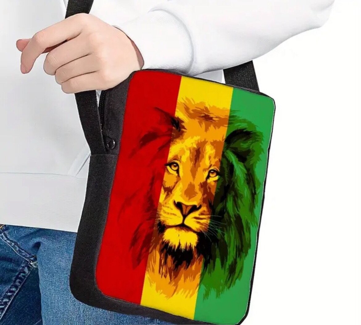 Sac Bandoulière Lion Rasta