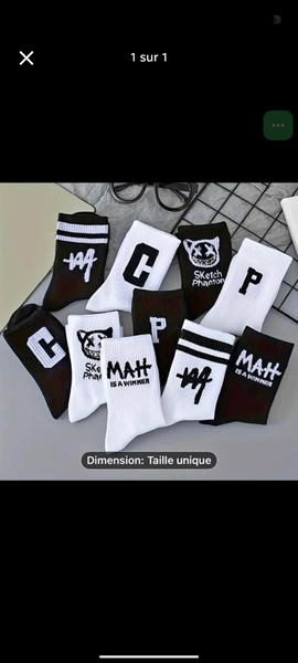 Chaussettes pédagogiques tendance