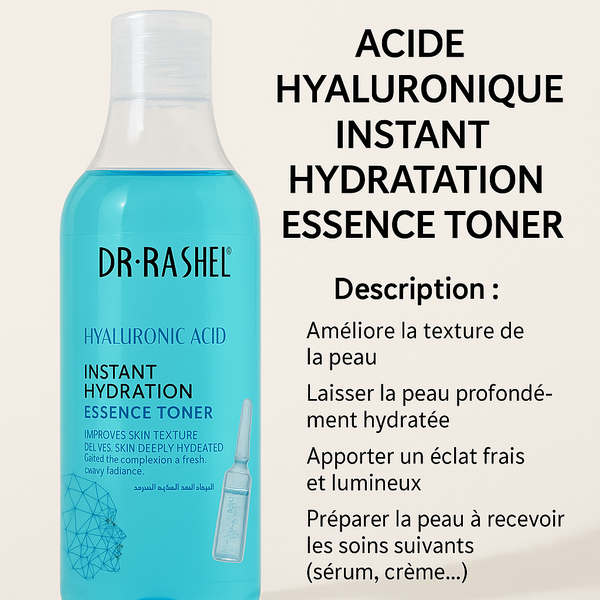 Toner hydratant à l'acide hyaluronique