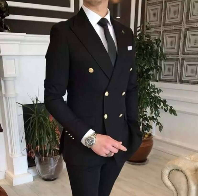Costume homme croisé élégant