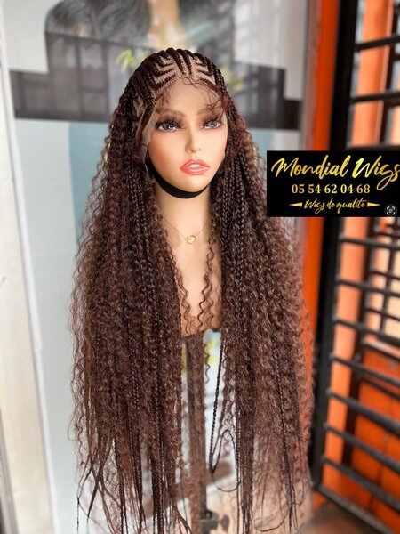 Perruque tresse couleur 33