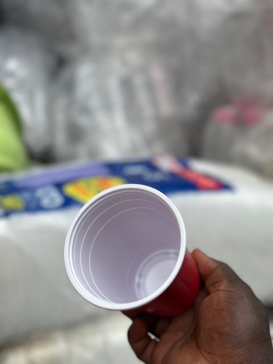 Gobelet jetable rouges 500ml