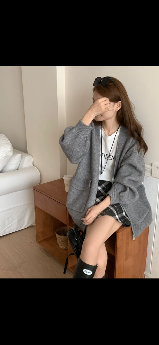 Кардиган за замочке