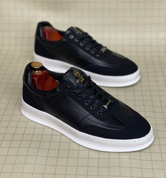 Baskets noires élégantes homme