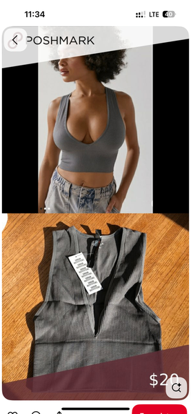 Top court sans manches gainant