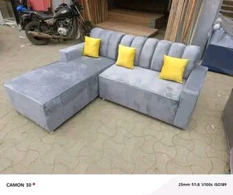 Canapé d'angle moderne et confortable