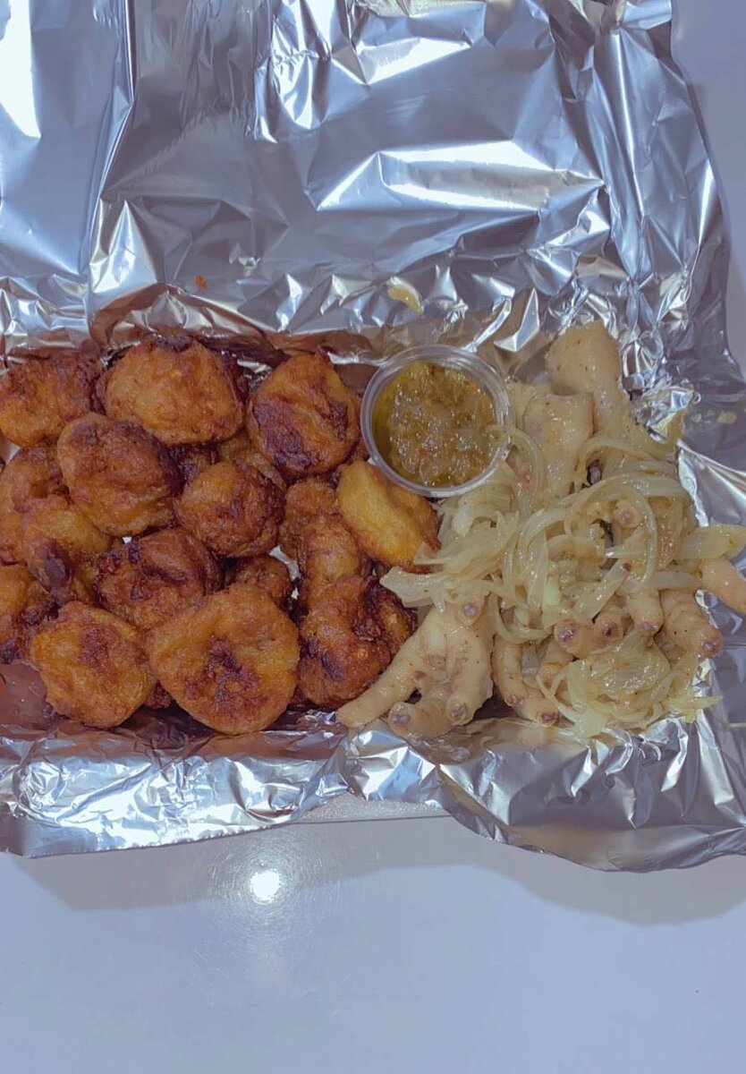 Plat d'Alloco et Poulet